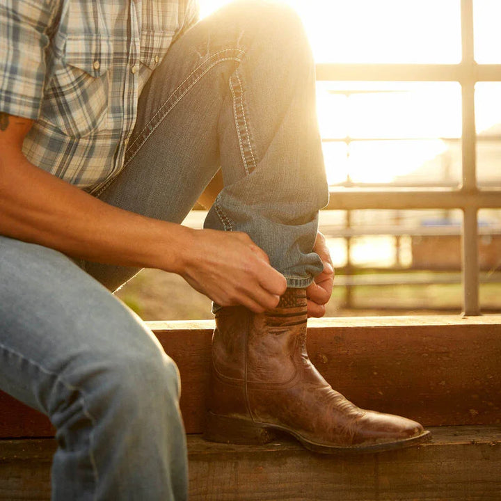 Ariat rambler patriot western boot for men
