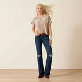 Ariat perfect rise christine flare jeans for ladies