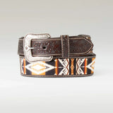 Ariat floral inlay riem voor heren
