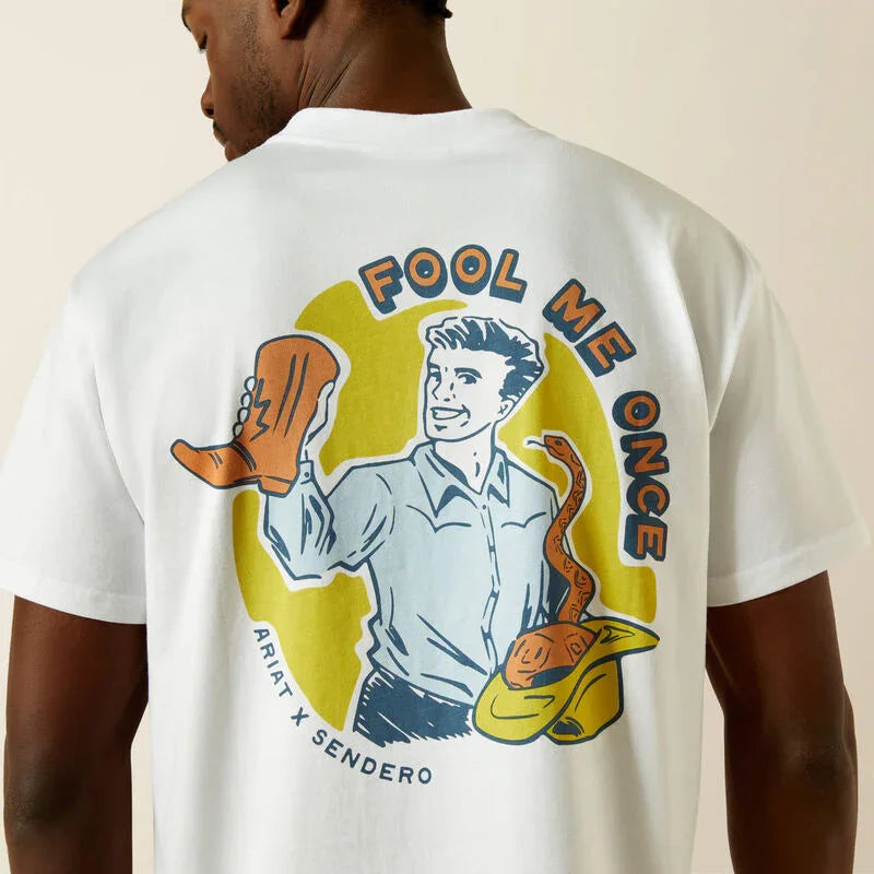 Ariat sendero fool me once T- shirt für Männer