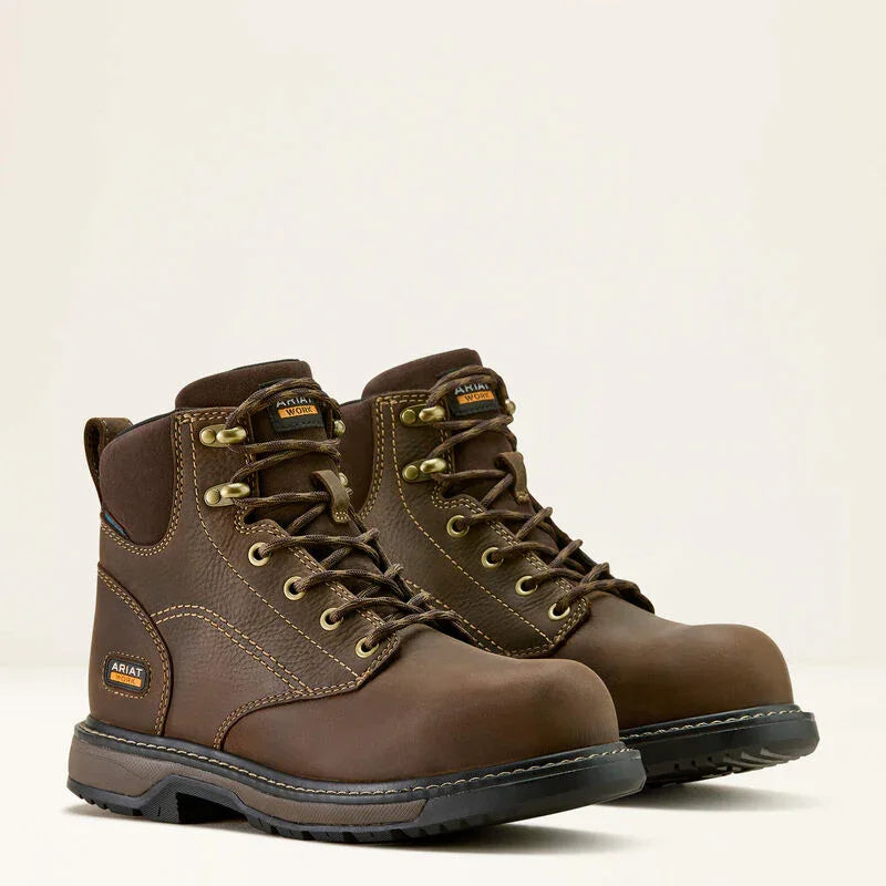 Ariat riveter 6" waterproof composite toe waterproof boots ladies