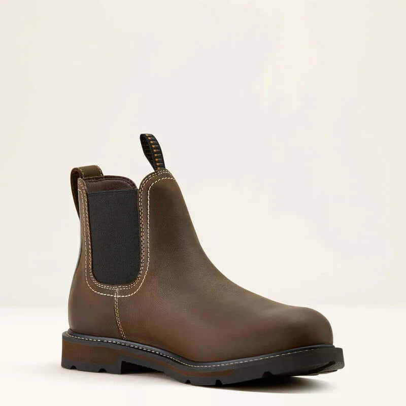 Ariat Groundbreaker Chelsea waterdichte werkschoen met zachte neus voor heren