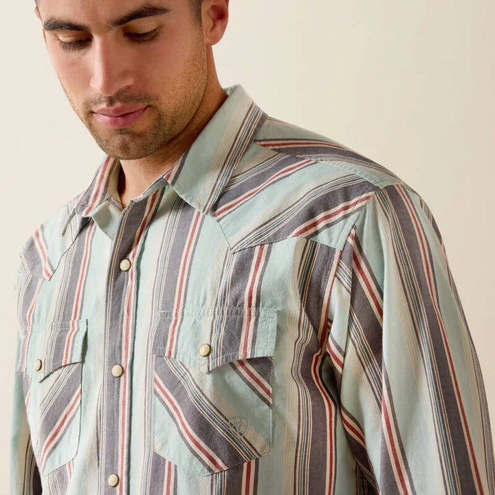 Ariat retro hesperus fitted western snap shirt