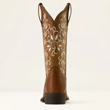 Ariat round up holly western wide square toe boot for ladies