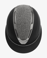 Equestro Women's Apocalypse helmet matte shell and rhinestones homologation EN 1384-2023 etw 02017