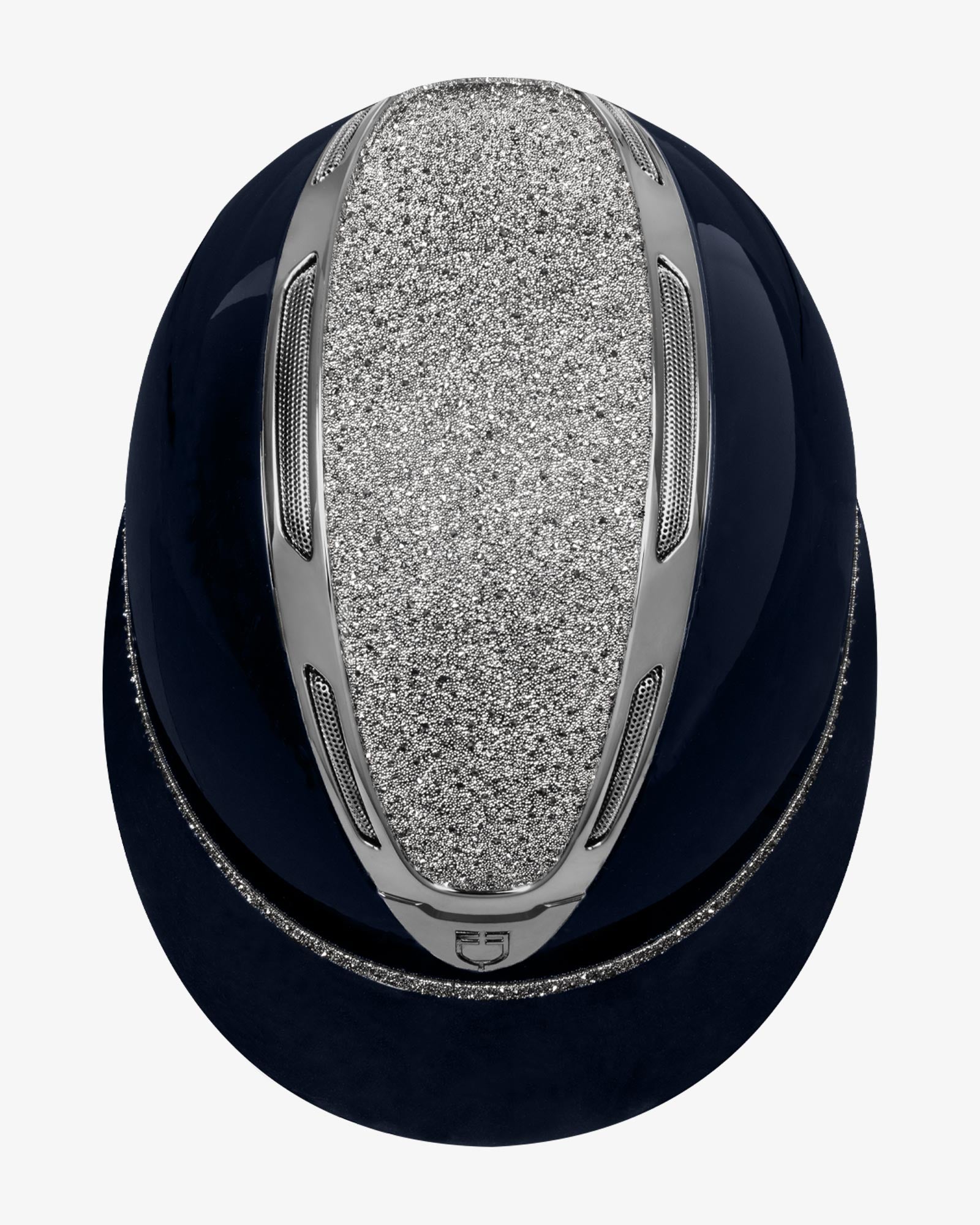 Equestro Women's Apocalypse helmet glossy shell and rhinestones homologation EN 1384-2023 ETW02018