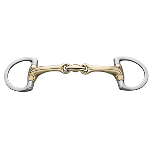 Herm. Sprenger Dynamic RS Eggbutt bradoon with D-shaped rings 14 mm double jointed 40244