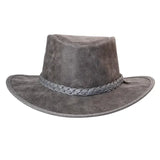 American hat makers Crusher | Crushable Leather Outback Hat