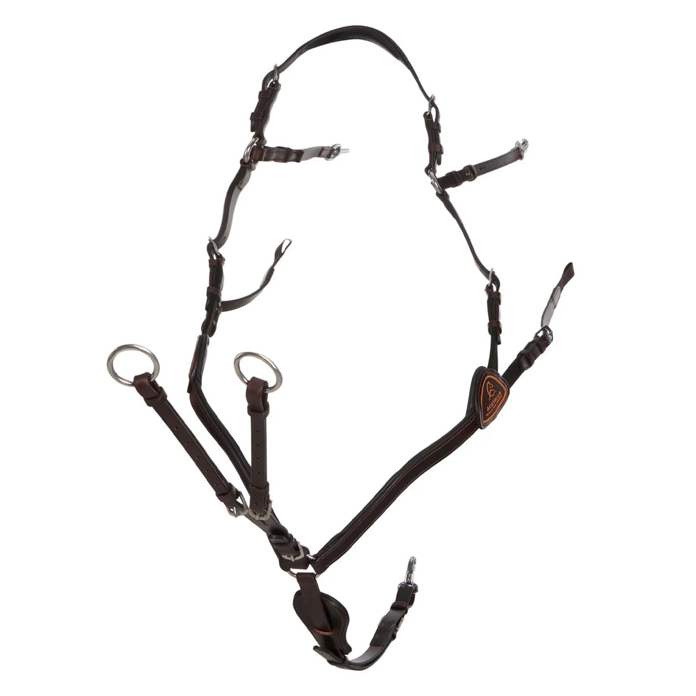 Acavallo five point breastplate calfskin AC 9600