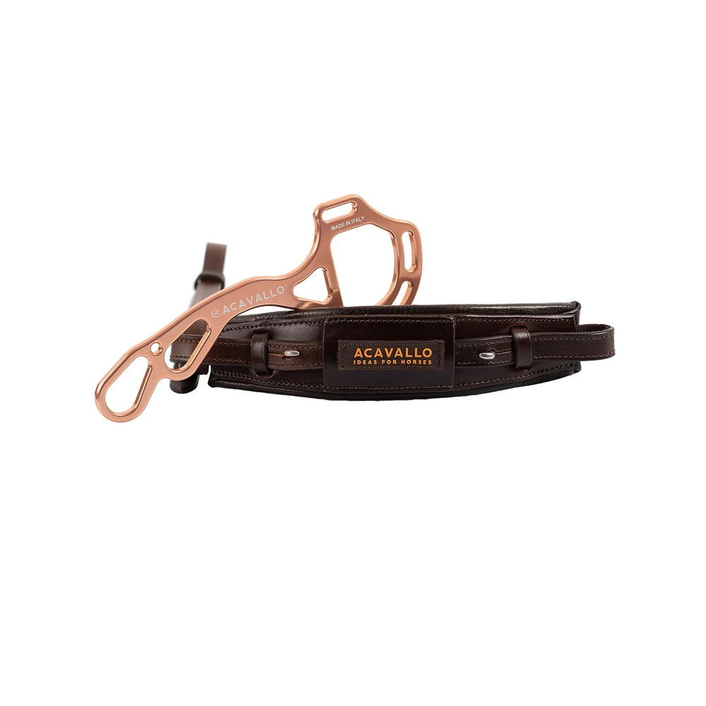 Acavallo Hackamore Reithalfter Kalbsleder