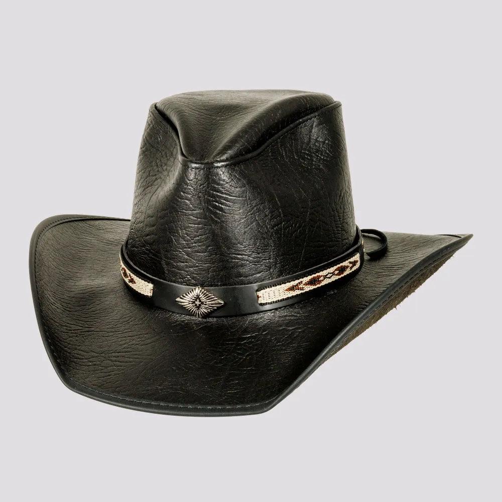 American hat makers Badlands |  Buffalo Leather Cowboy Hat