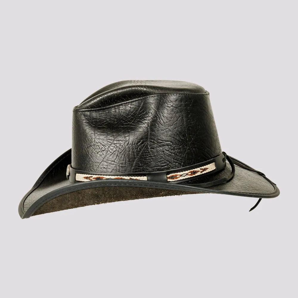 American hat makers Badlands |  Buffalo Leather Cowboy Hat