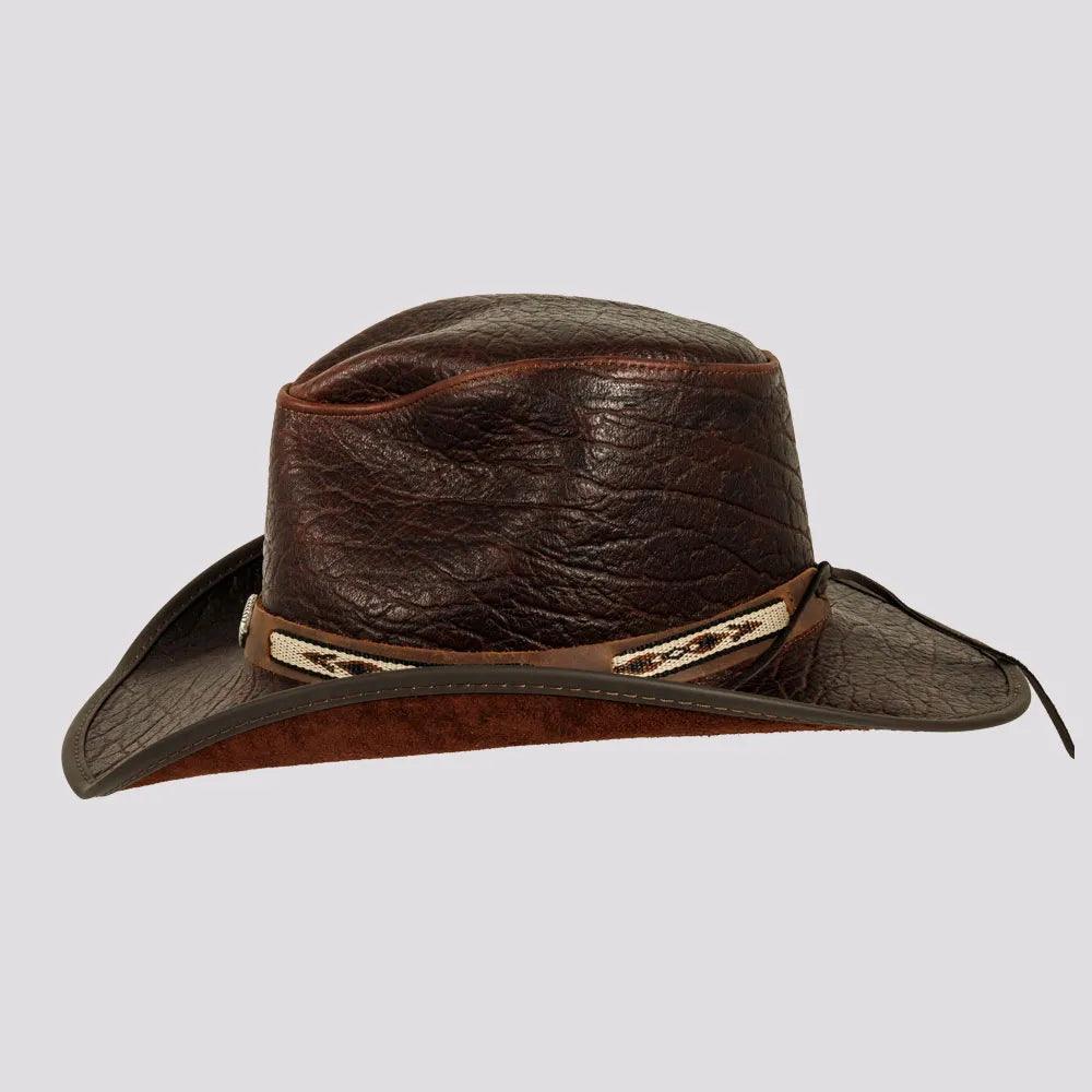 American hat makers Badlands |  Buffalo Leather Cowboy Hat