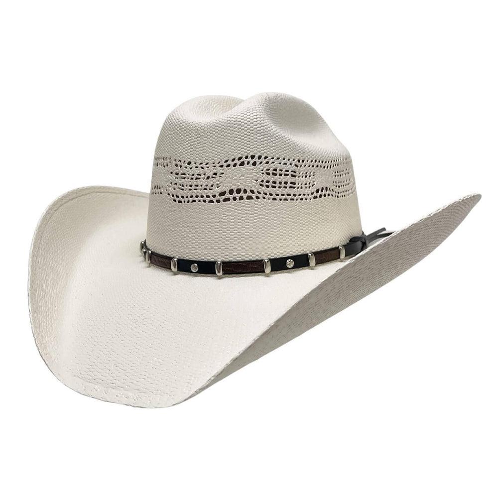 American hat makers Montana |  Straw Cowgirl Hat with Western Hat Band