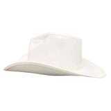 American hat makers Blizzard | White Leather Cowboy Hat