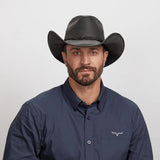 American hat makers Hollywood |  Leather Cowboy Hat