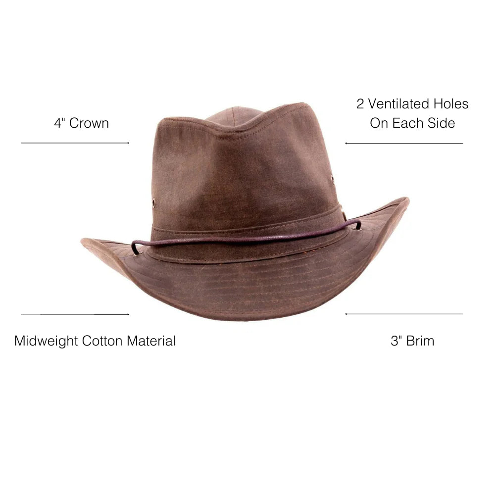 American hat makers Irwin | Western Weathered Outback Hat