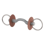 Beris loose ring snaffle with tongue port bar ring 6 cm soft Beris