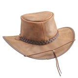 American hat makers Crusher | Crushable Leather Outback Hat
