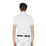 Equestro men's competition polo shirt in breathable technical fabric - HorseworldEU