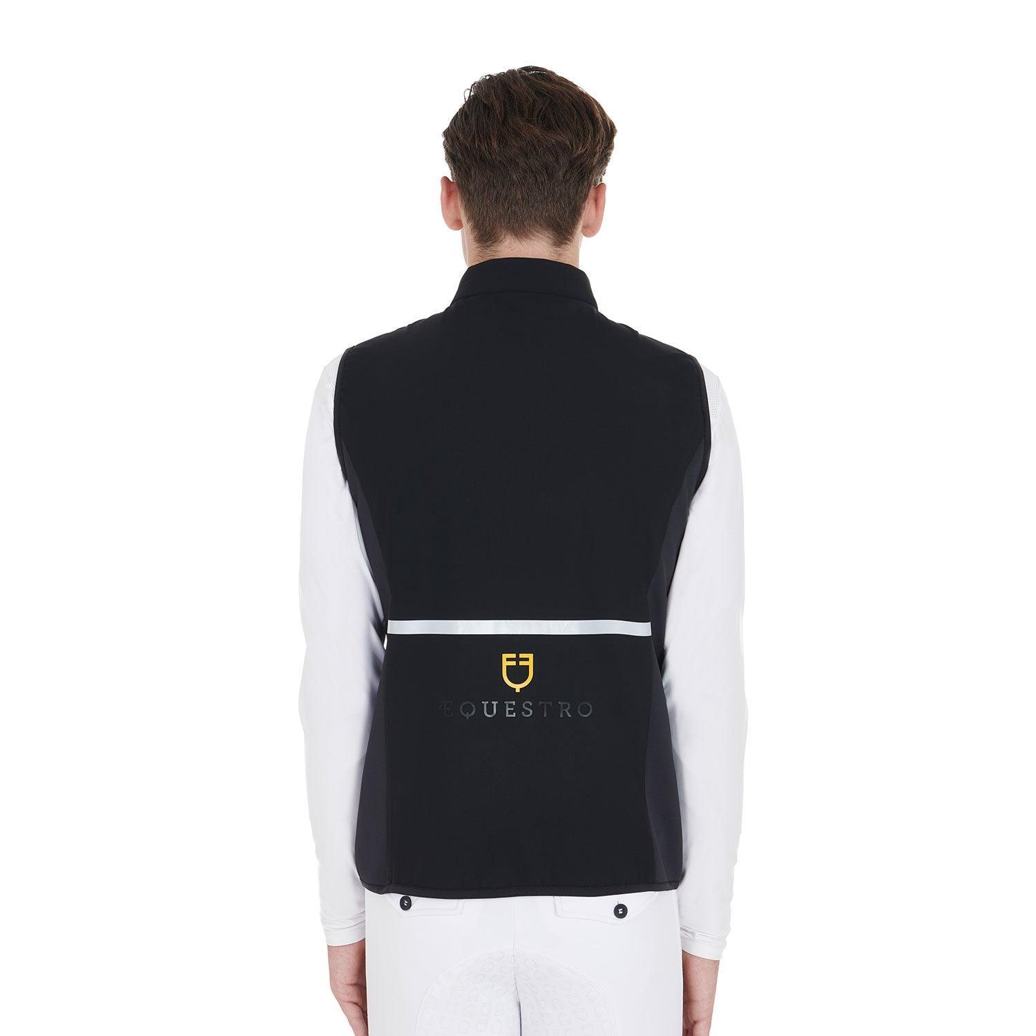 Equestro men's slim fit vest in technical fabric - HorseworldEU