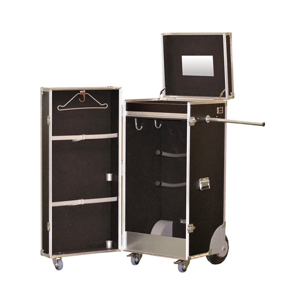 Equestro saddle cabinet vertical top model black - HorseworldEU