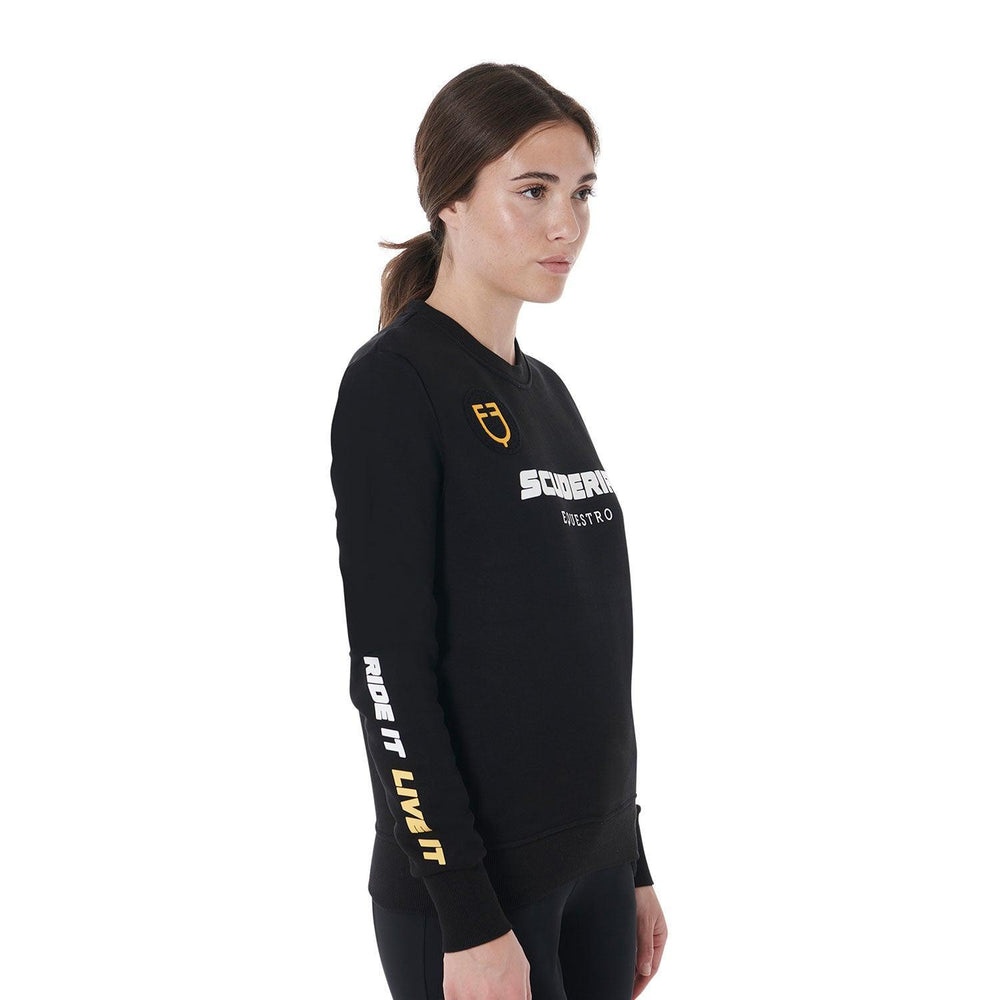 Equestro women's scuderia crewneck sweatshirt - HorseworldEU
