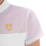 Equestro women's training polo shirt with mesh inserts - HorseworldEU