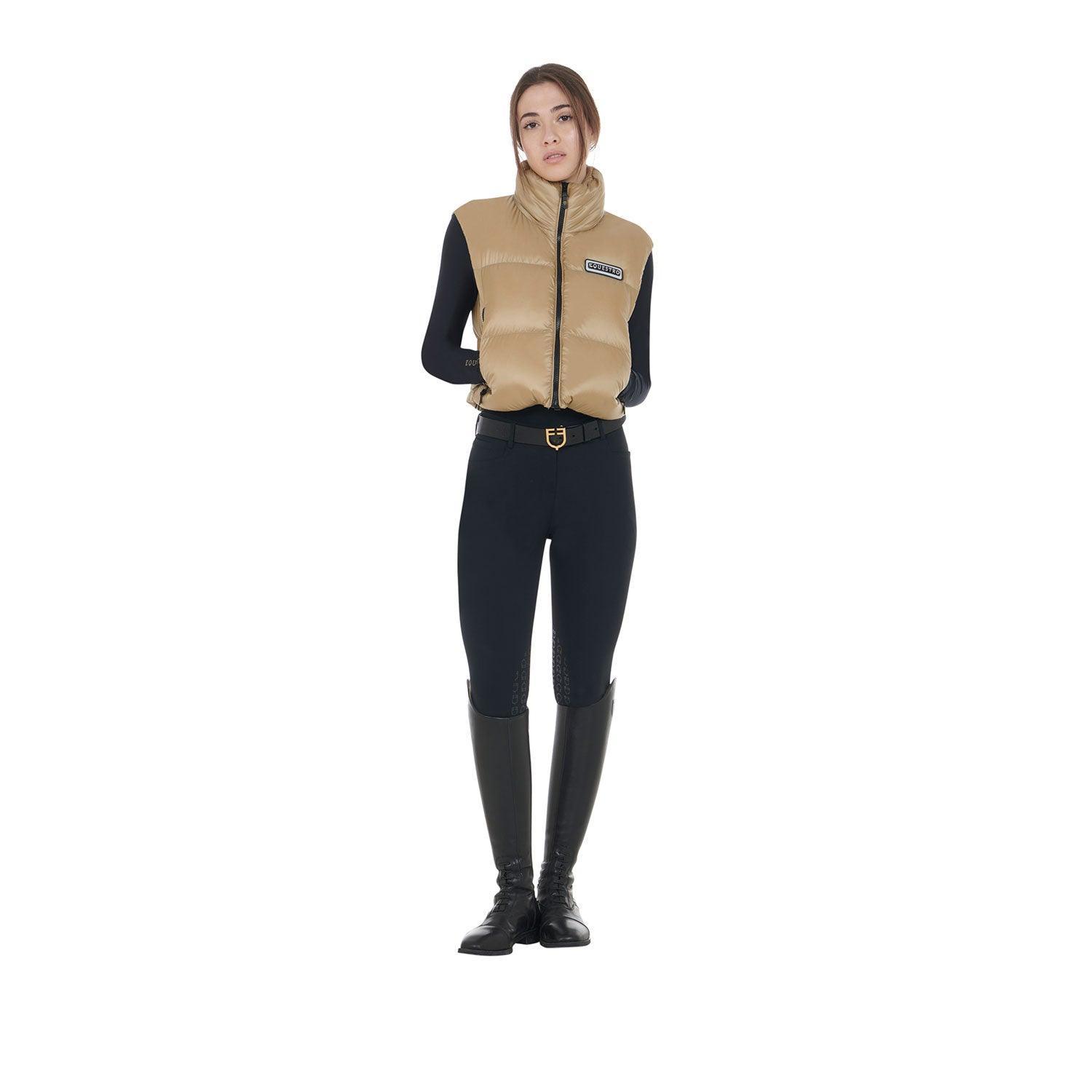 Equestro women's zippered cropped vest - HorseworldEU