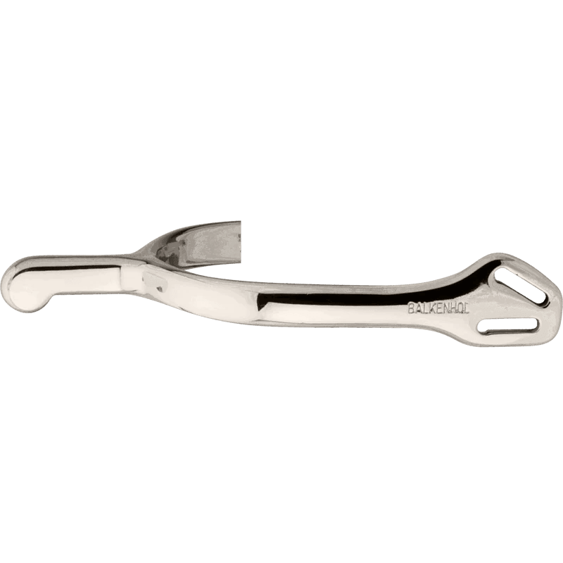 Herm. Sprenger Balkenhol spurs for ladies with Balkenhol fastening - German Silver highly polished, 35 mm rounded 47170 - HorseworldEU