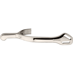Herm. Sprenger Balkenhol spurs for ladies with Balkenhol fastening - German Silver highly polished, 35 mm rounded 47170 - HorseworldEU