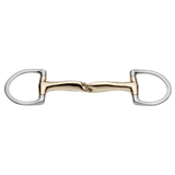 Herm. Sprenger novocontact eggbut bit with D-shaped rings 14 mm single jointed sensogan 40343 - HorseworldEU