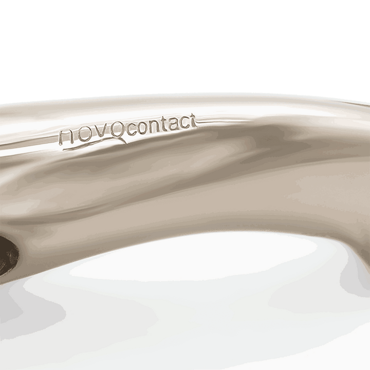 Herm. Sprenger novocontact eggbut bit with D-shaped rings 14 mm single jointed sensogan 40343 - HorseworldEU