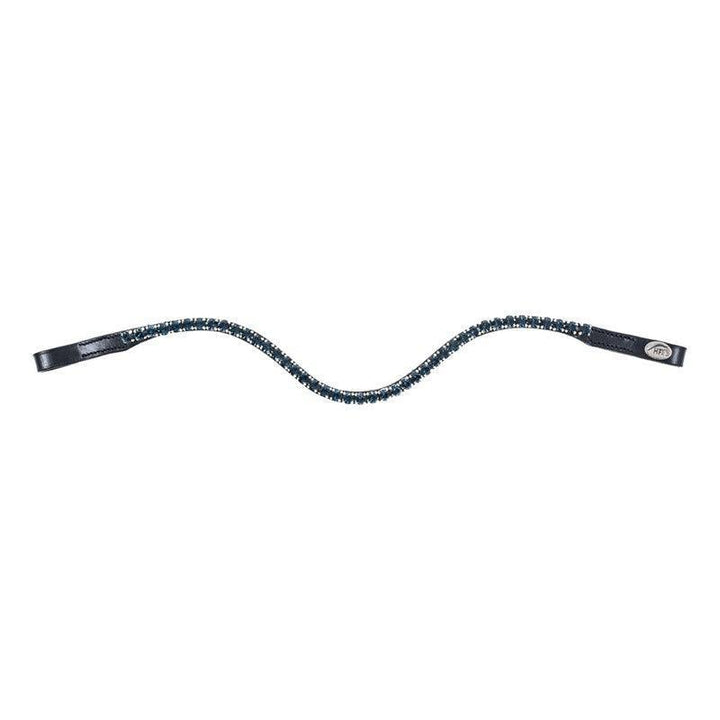 HFI V shape browband with strass - HorseworldEU