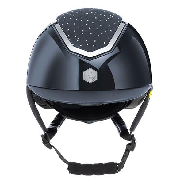 EQX by Charles Owen Kylo crystal wide peak helmet with MIPS